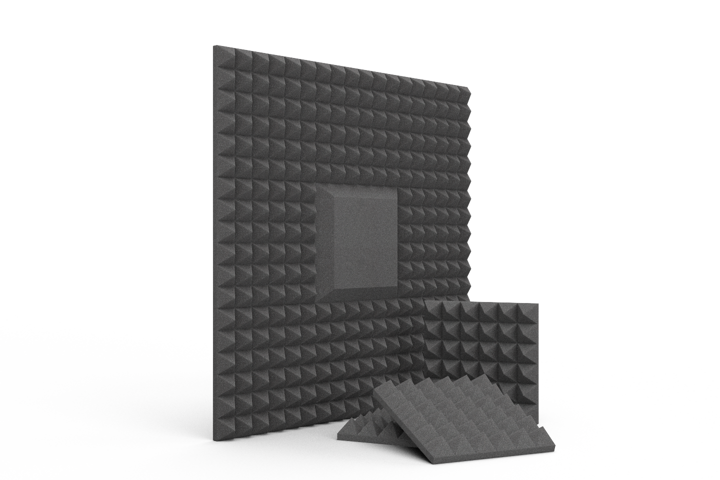 Piramideschuim - 5 cm dik - 30x30 cm *Nieuw*