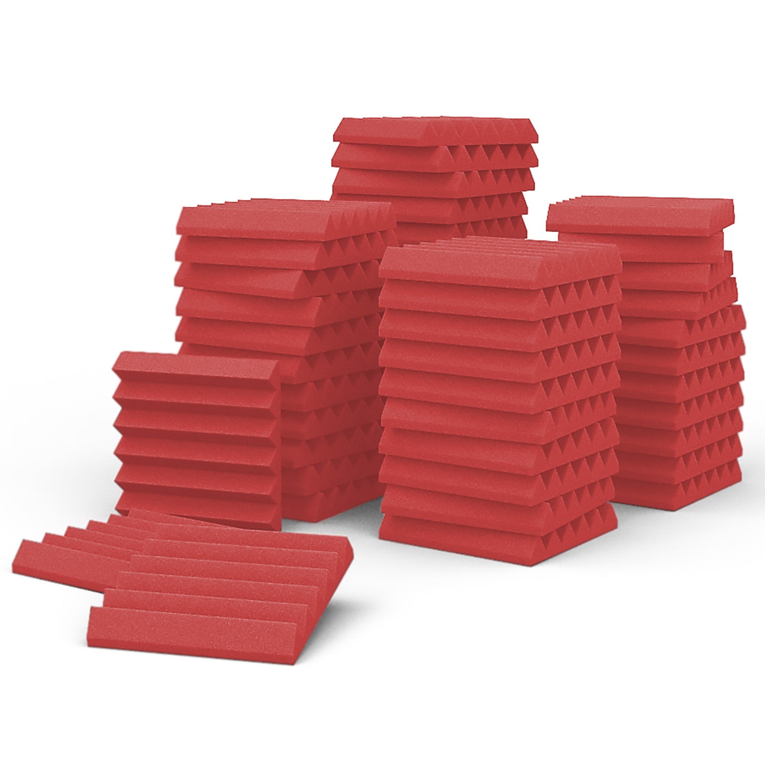 Wedge Schuim Standard Rood - 5 cm dik - 30x30 cm