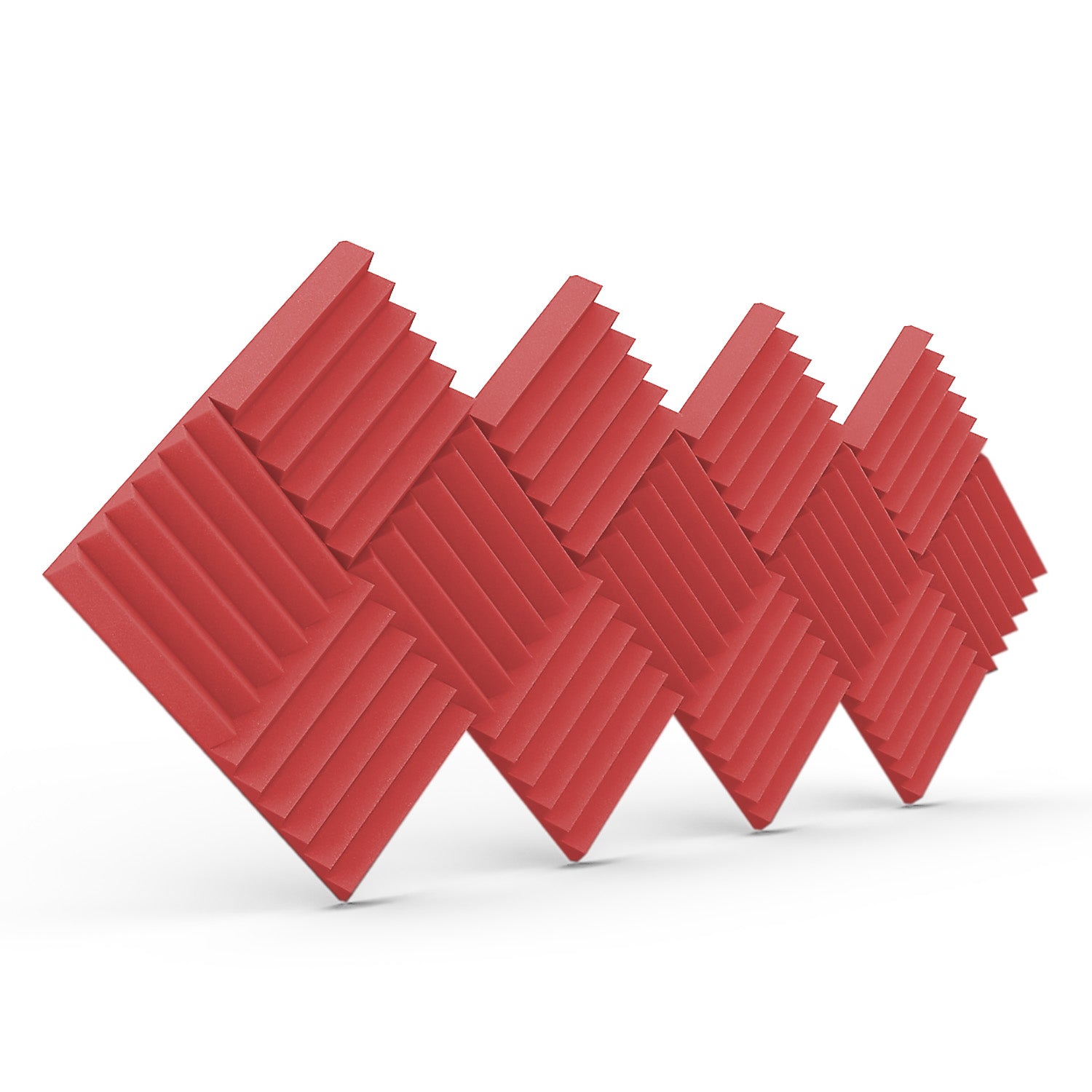 Wedge Schuim Standard Rood - 5 cm dik - 30x30 cm